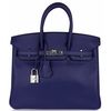 Hermès Birkin 25 Blue Sapphire Swift PHW