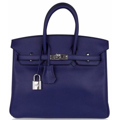 Hermès Birkin 25 Blue Sapphire Swift PHW