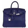 Hermès Birkin 25 Blue Sapphire Swift PHW