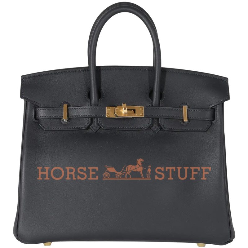 Hermès Birkin 25 Caban Swift GHW