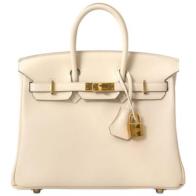 Hermès Birkin 25 Craie Swift GHW