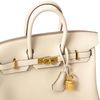 Hermès Birkin 25 Craie Swift GHW