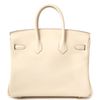 Hermès Birkin 25 Craie Swift GHW