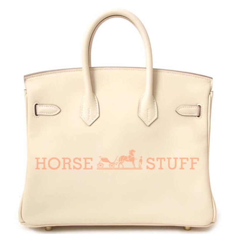 Hermès Birkin 25 Craie Swift GHW