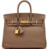 Hermès Birkin 25 Etoupe Swift GHW