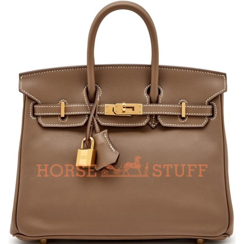 Hermès Birkin 25 Etoupe Swift GHW