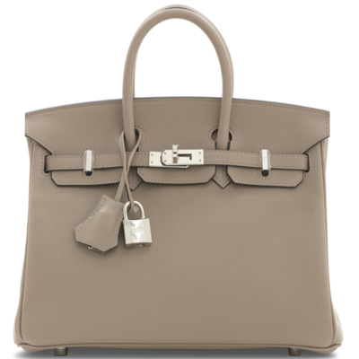 Hermès Birkin 25 Gris Asphalt Swift PHW