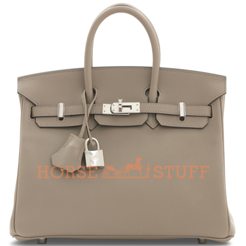 Hermès Birkin 25 Gris Asphalt Swift PHW