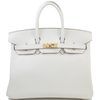 Hermès Birkin 25 Gris Pale Swift GHW