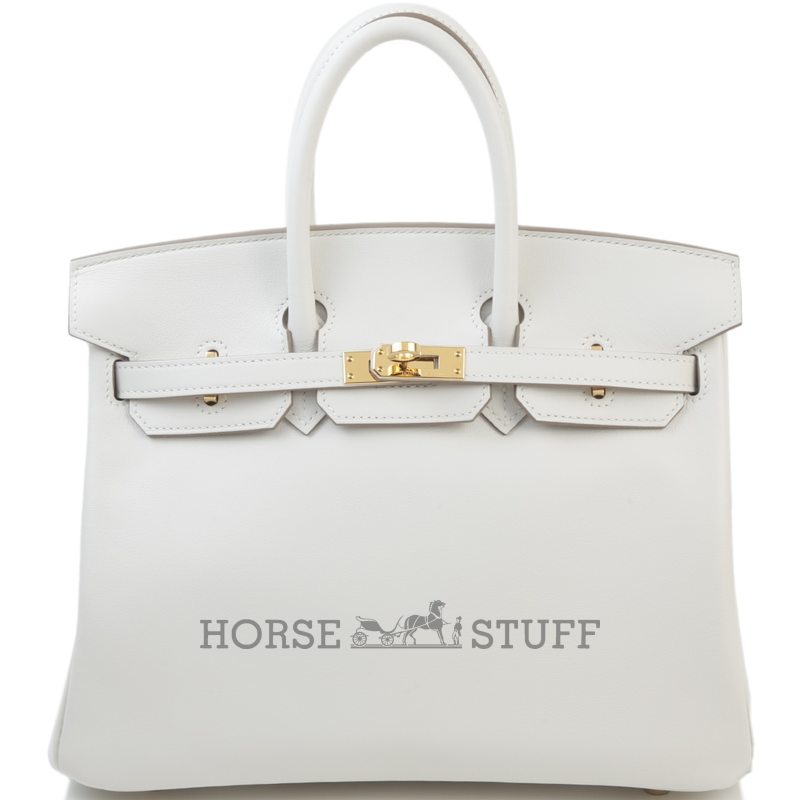 Hermès Birkin 25 Gris Pale Swift GHW