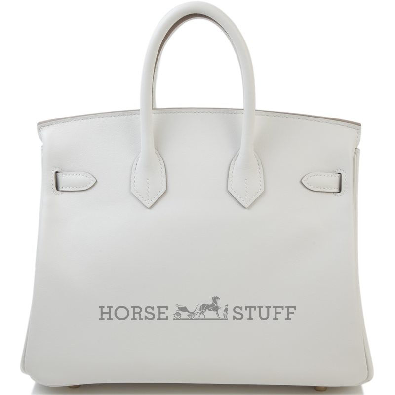 Hermès Birkin 25 Gris Pale Swift GHW