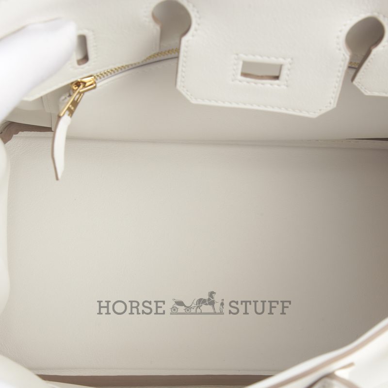 Hermès Birkin 25 Gris Pale Swift GHW