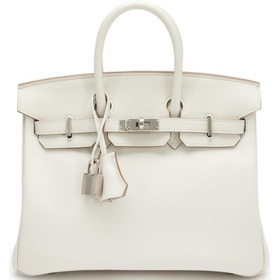 Hermès Birkin 25 Gris Pale Swift PHW