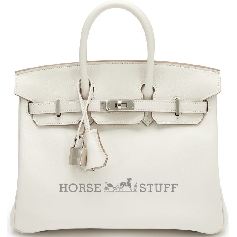 Hermès Birkin 25 Gris Pale Swift PHW