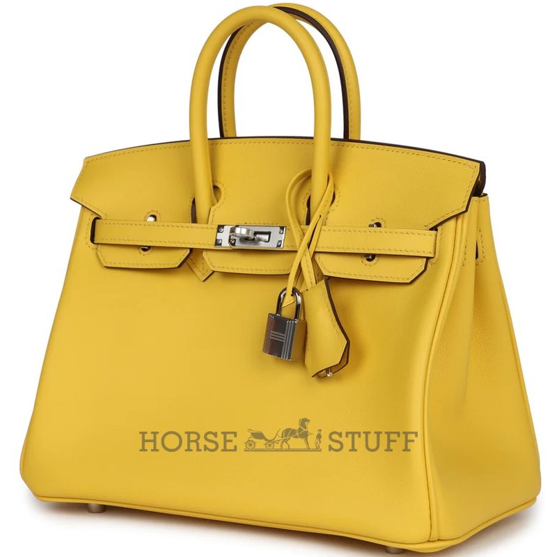 Hermès Birkin 25 Jaune de Naples Swift PHW