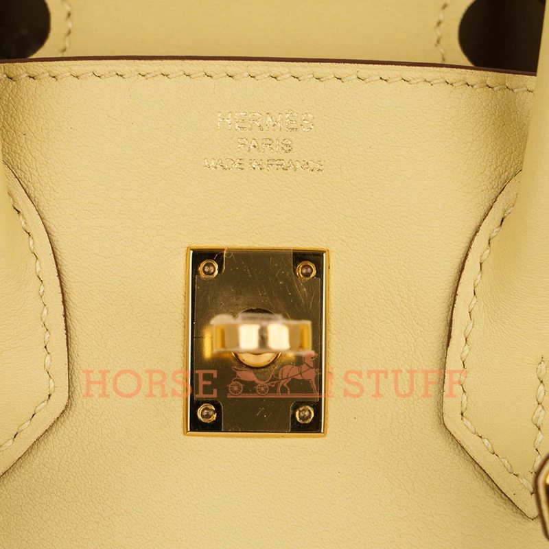 Hermès Birkin 25 Jaune Poussin Swift GHW