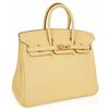 Hermès Birkin 25 Jaune Poussin Swift GHW