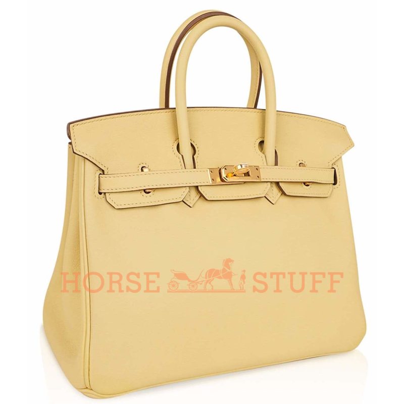 Hermès Birkin 25 Jaune Poussin Swift GHW