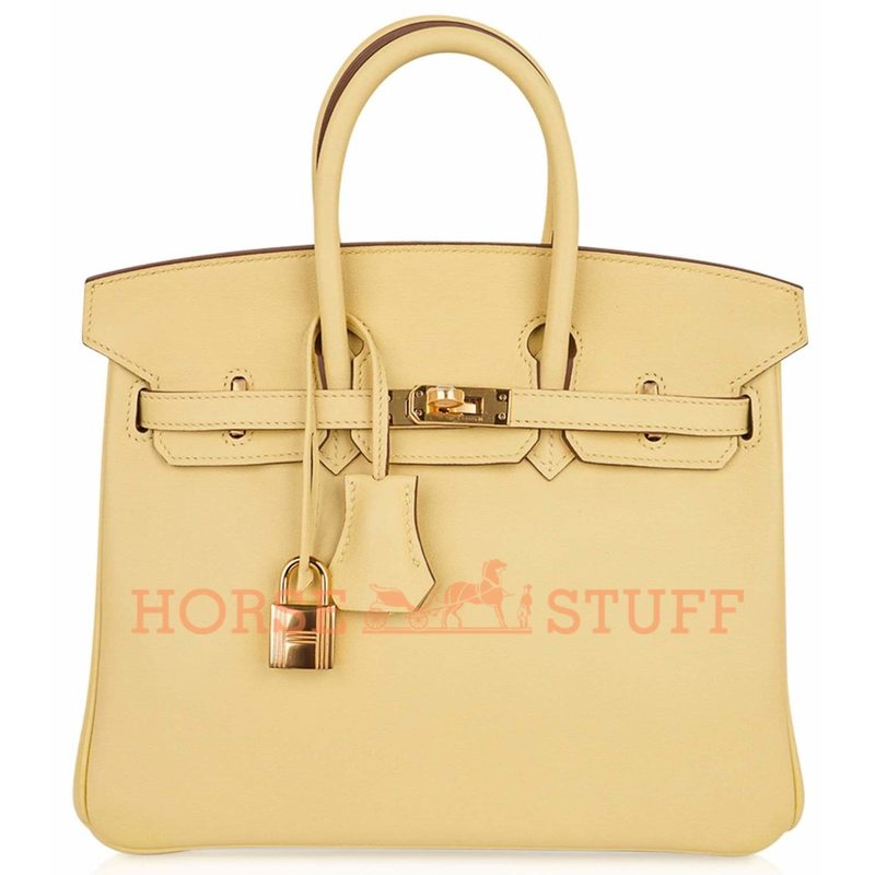 Hermès Birkin 25 Jaune Poussin Swift GHW