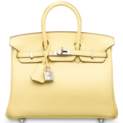 Hermès Birkin 25 Jaune Poussin Swift PHW