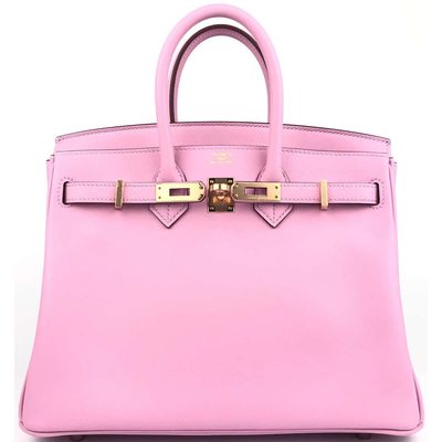 Hermès Birkin 25 Mauve Sylvestre Swift GHW