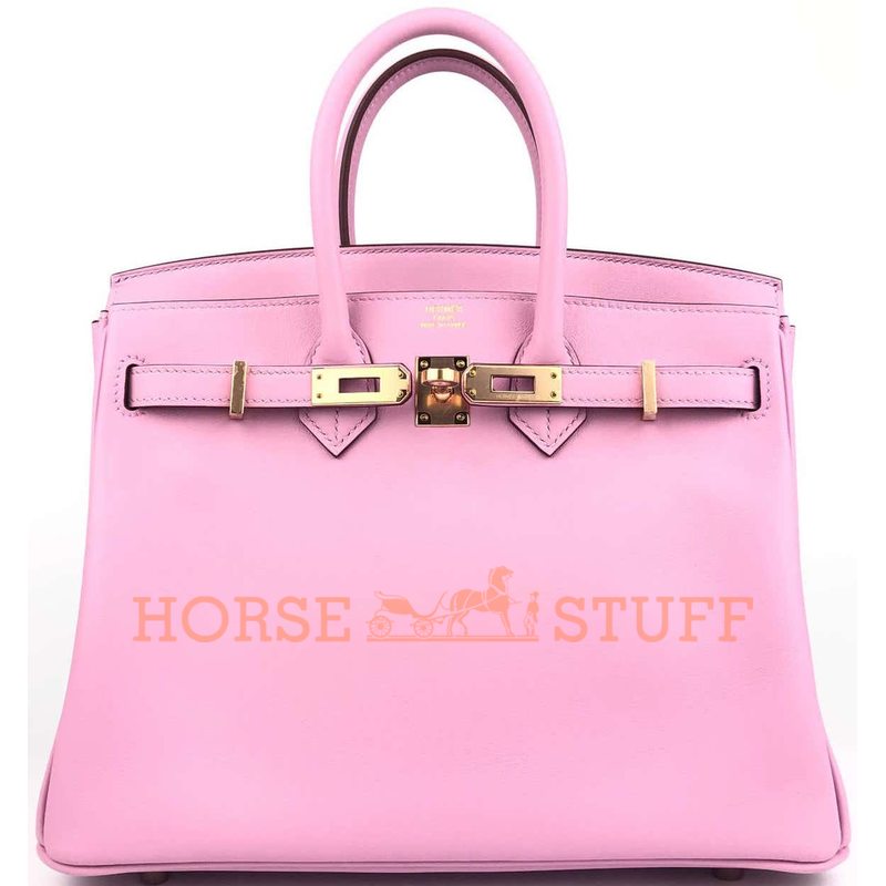 Hermès Birkin 25 Mauve Sylvestre Swift GHW