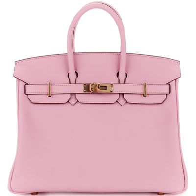 Hermès Birkin 25 Mauve Sylvestre Swift RGHW