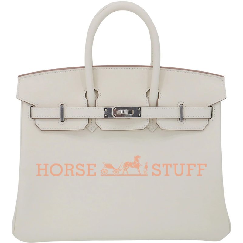 Hermès Birkin 25 Mushroom Swift PHW