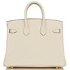 Hermès Birkin 25 Nata Swift GHW