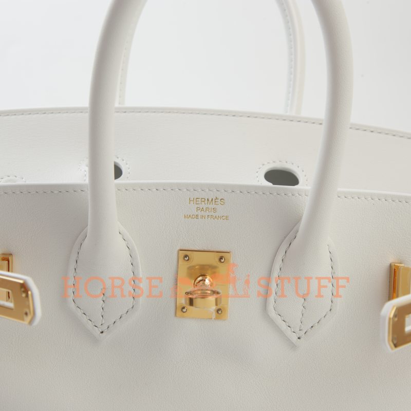 Hermès Birkin 25 New White Swift GHW