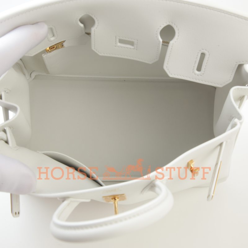 Hermès Birkin 25 New White Swift GHW