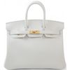 Hermès Birkin 25 New White Swift GHW