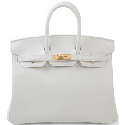 Hermès Birkin 25 New White Swift GHW