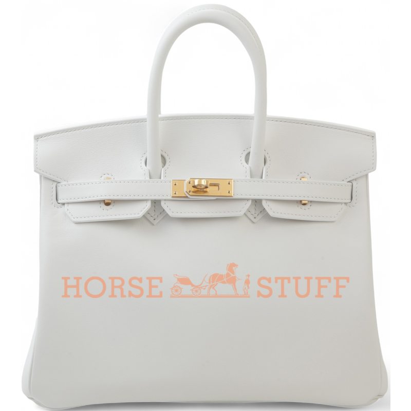 Hermès Birkin 25 New White Swift GHW