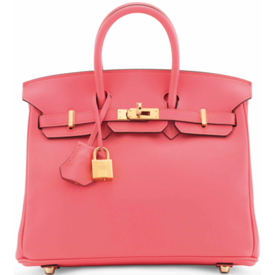 Hermès Birkin 25 Rose Azalee Swift GHW