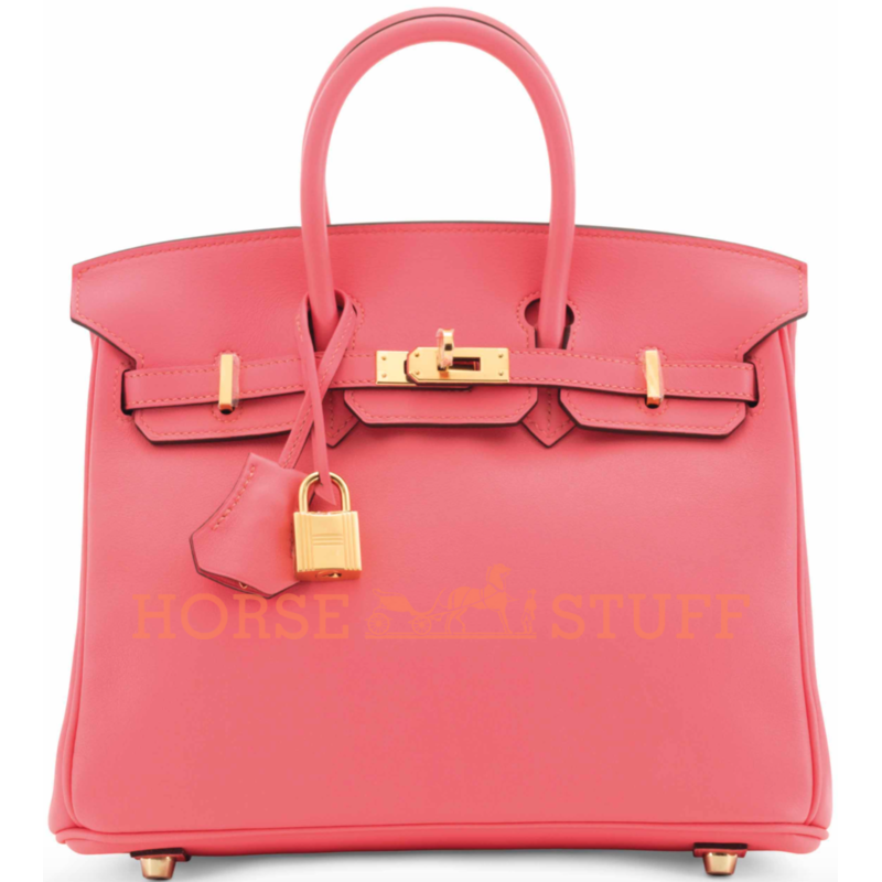 Hermès Birkin 25 Rose Azalee Swift GHW