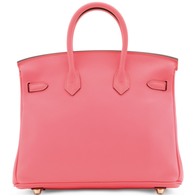 Hermès Birkin 25 Rose Azalee Swift GHW