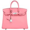 Hermès Birkin 25 Rose d'Ete Swift PHW