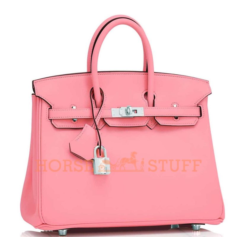 Hermès Birkin 25 Rose d'Ete Swift PHW