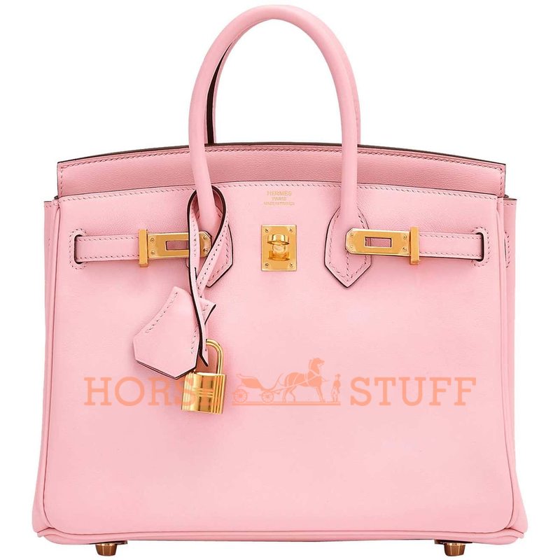 Hermès Birkin 25 Rose Sakura Swift GHW