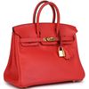 Hermès Birkin 25 Rouge Tomate Swift GHW