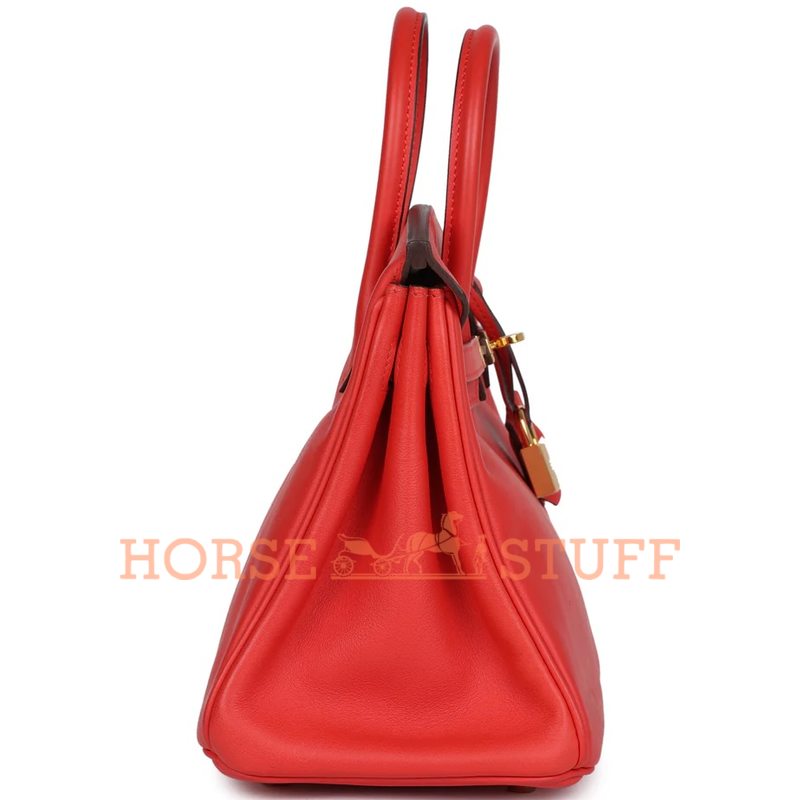 Hermès Birkin 25 Rouge Tomate Swift GHW