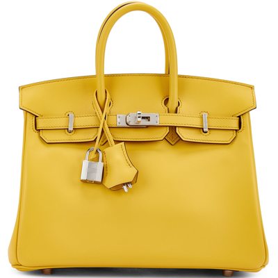 Hermès Birkin 25 Sun Swift PHW