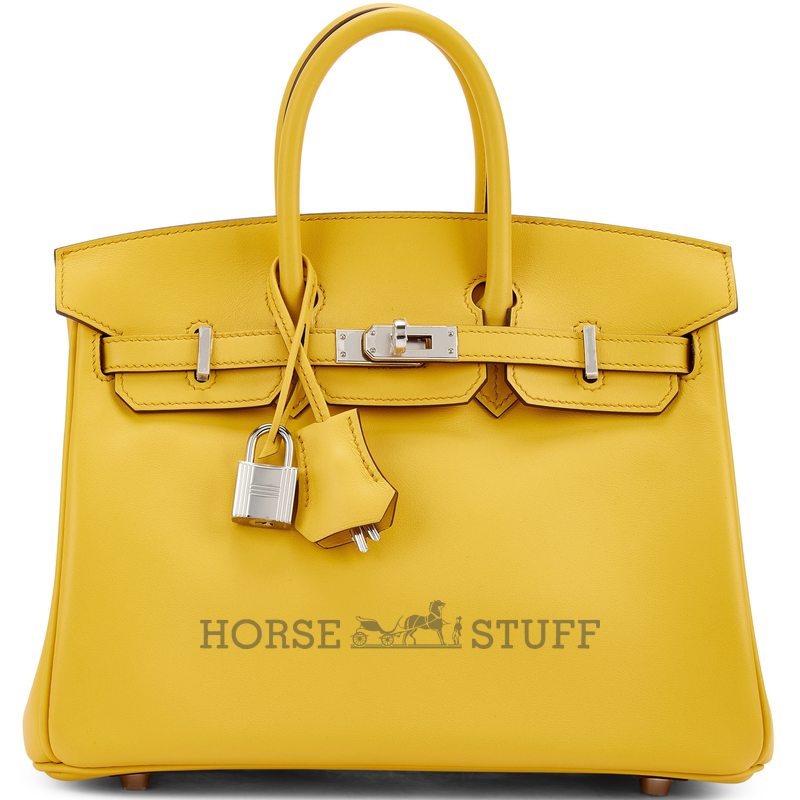 Hermès Birkin 25 Sun Swift PHW