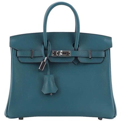 Hermès Birkin 25 Vert Bosphore Swift PHW