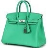 Hermès Birkin 25 Vert Comics Swift PHW