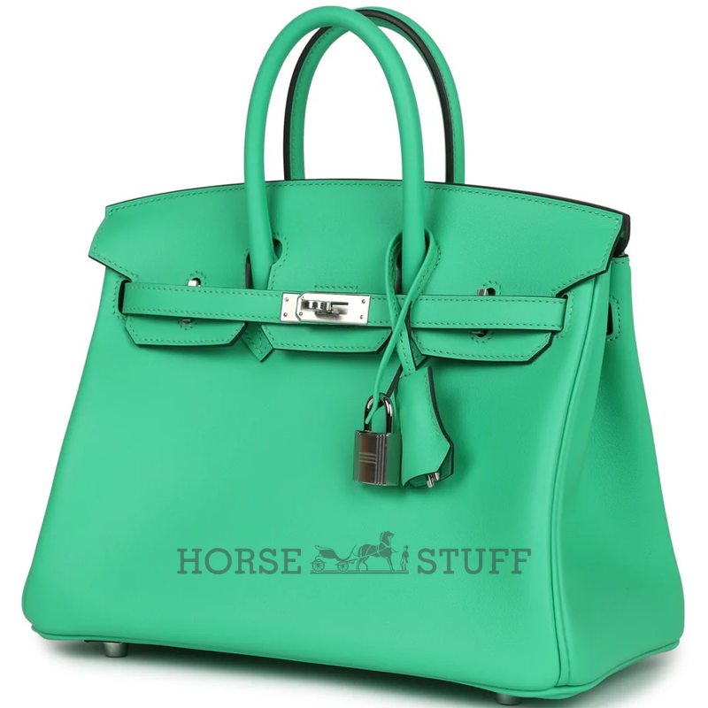 Hermès Birkin 25 Vert Comics Swift PHW