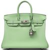 Hermès Birkin 25 Vert Criquet Swift PHW