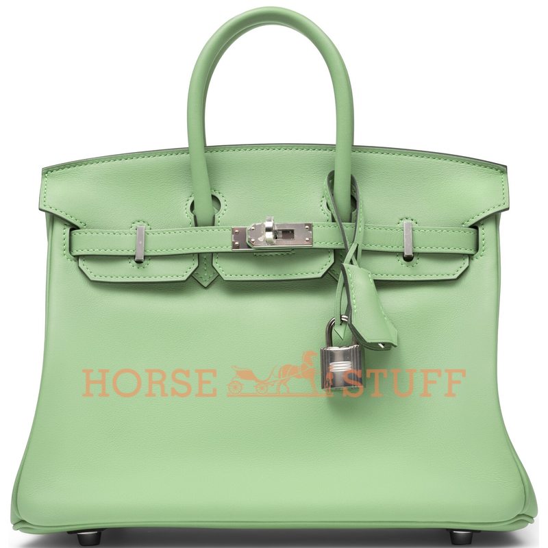 Hermès Birkin 25 Vert Criquet Swift PHW