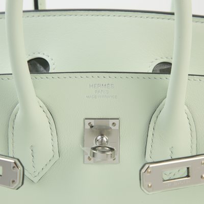 Hermès Birkin 25 Vert Fizz Swift PHW